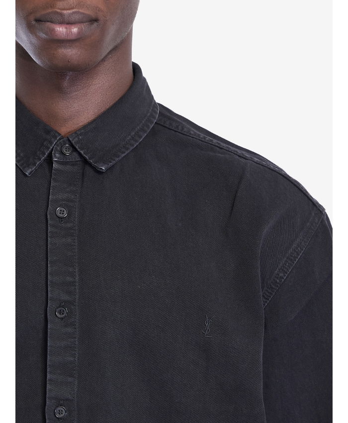 SAINT LAURENT - Cassandre shirt