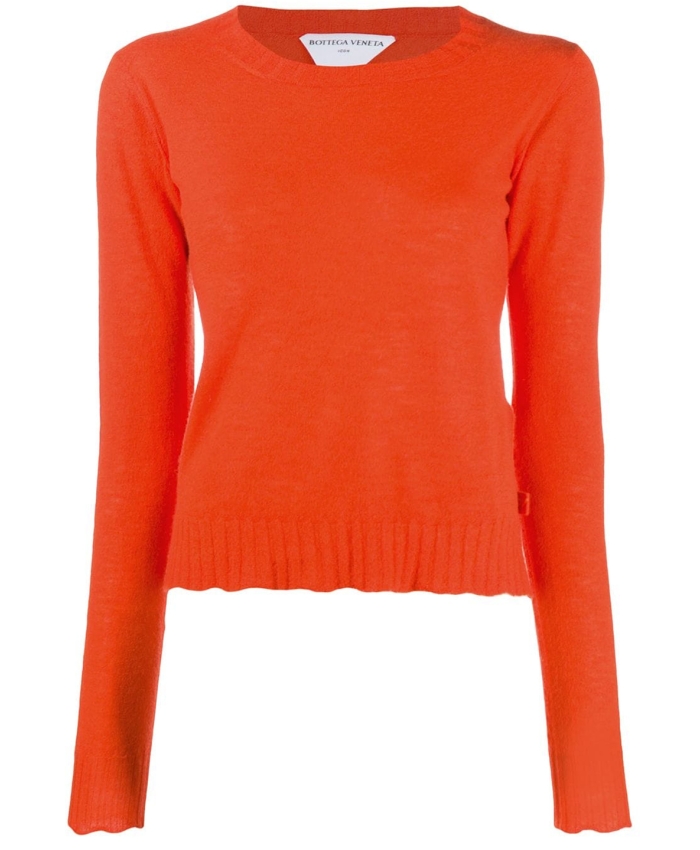 BOTTEGA VENETA - Orange Cashmere Sweater