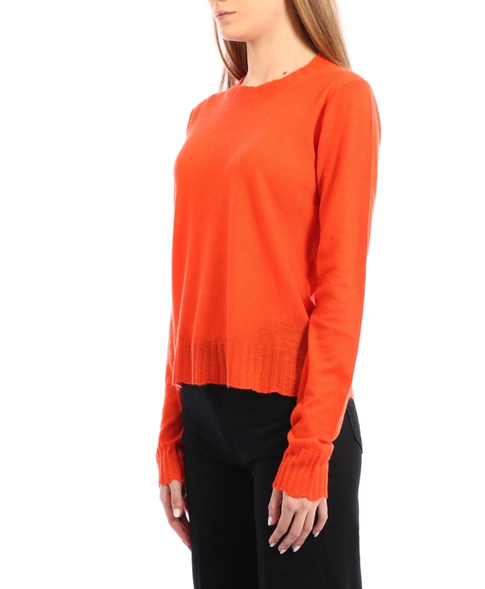 BOTTEGA VENETA - Orange Cashmere Sweater