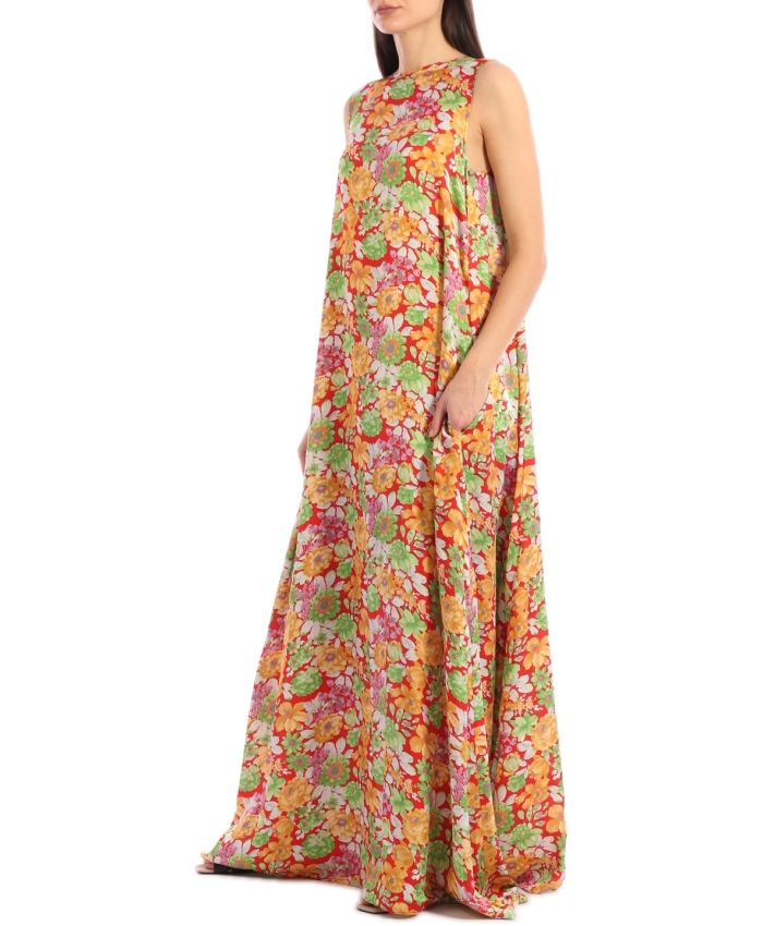 PLAN C - Floral Print Maxi Dress