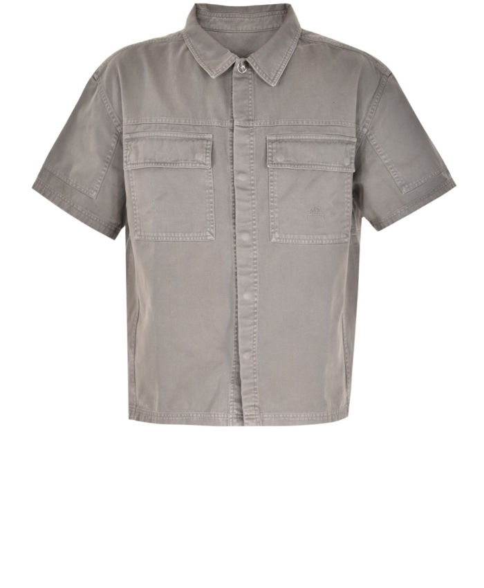 A-COLD-WALL - Camicia in cotone grigio