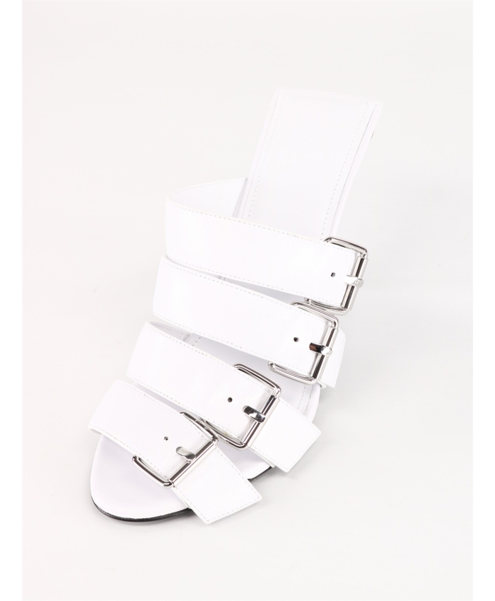 BALENCIAGA - Buckle sandal white