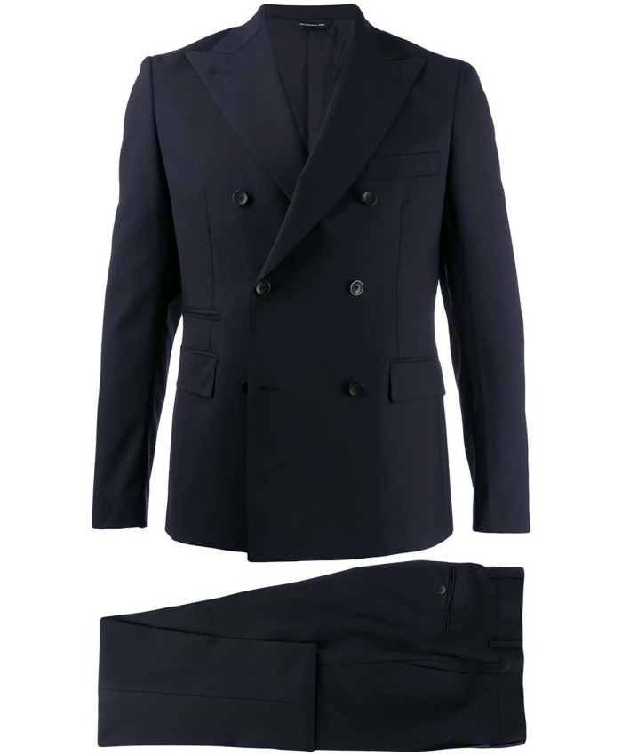 TONELLO - Blue wool suit