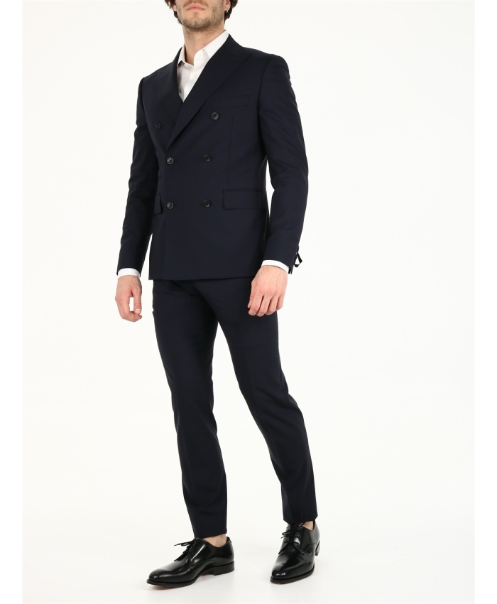TONELLO - Blue wool suit