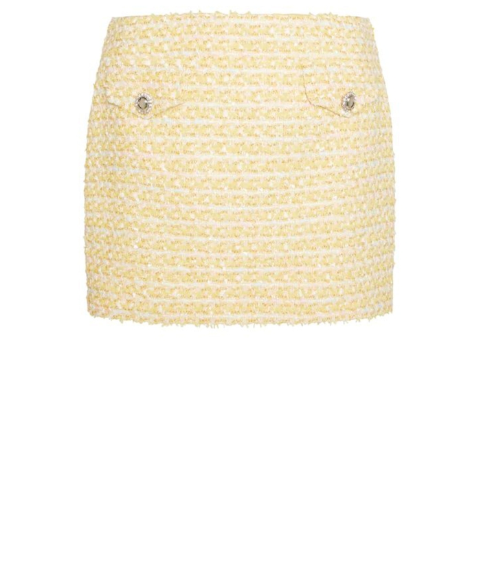 ALESSANDRA RICH - Tweed lurex skirt