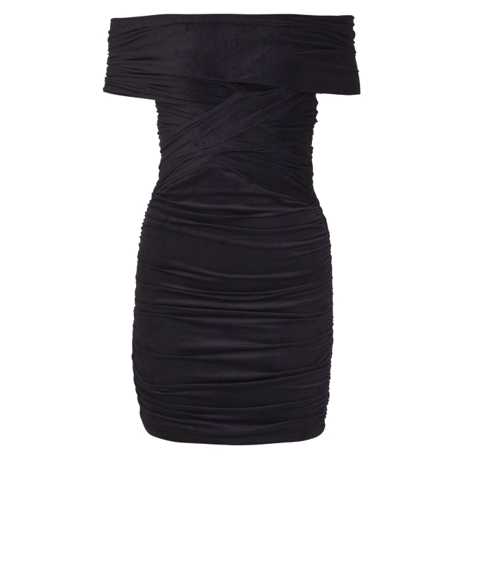 ALEXANDER WANG - Short dress in synthetic suede