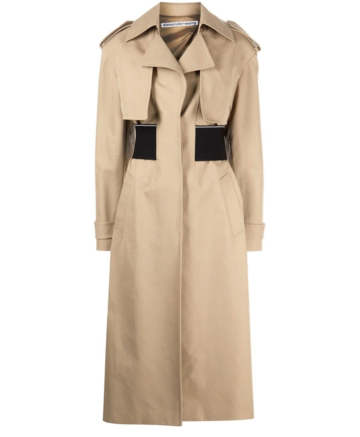 ALEXANDER WANG - Tailored trench coat in cotton