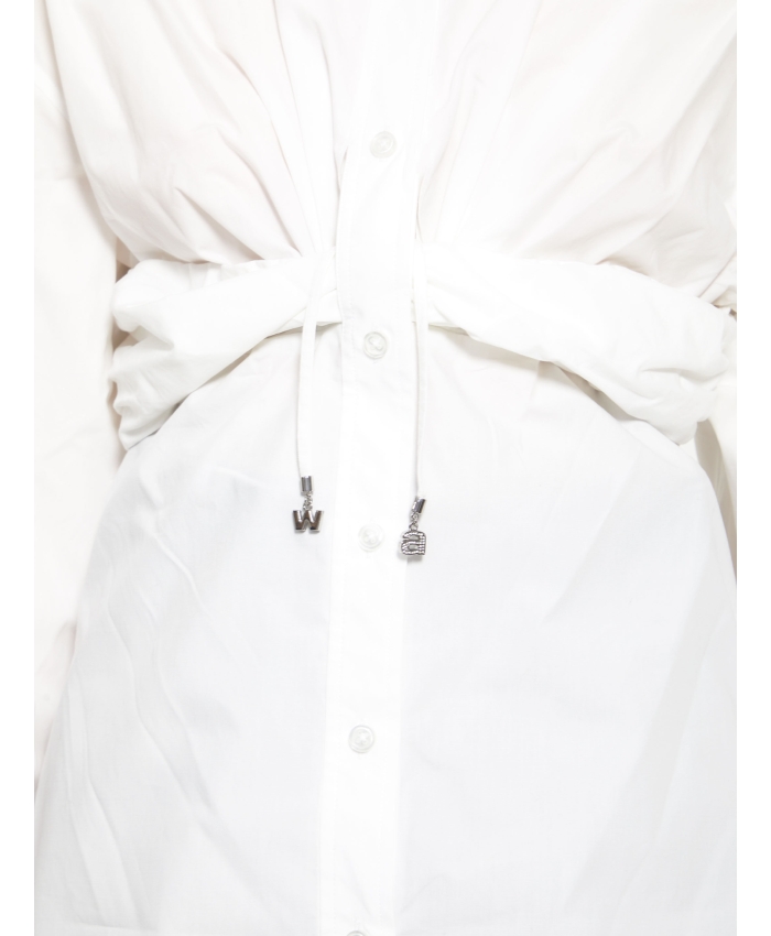 ALEXANDER WANG - Ruched white shirt