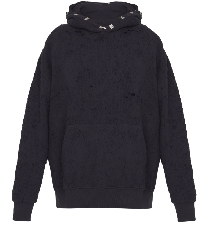 ALYX - Distressed cotton hoodie