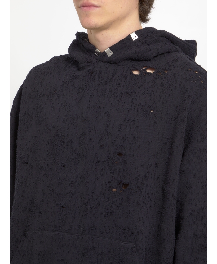 ALYX - Distressed cotton hoodie
