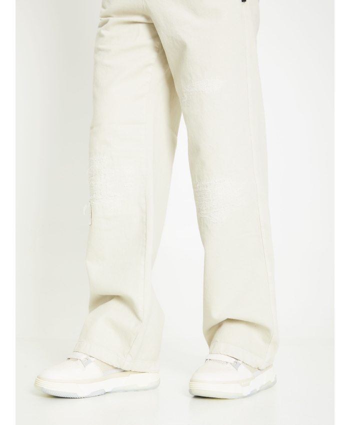 AMIRI - Cream-colored denim jeans
