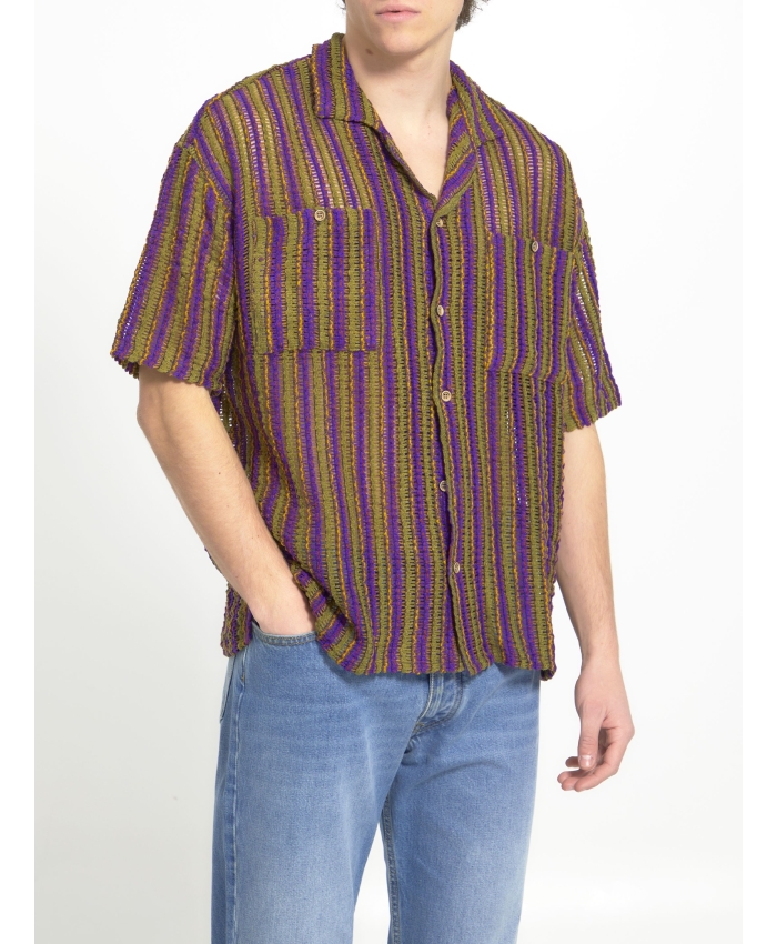 ANDERSSON BELL - Camicia in maglia a righe