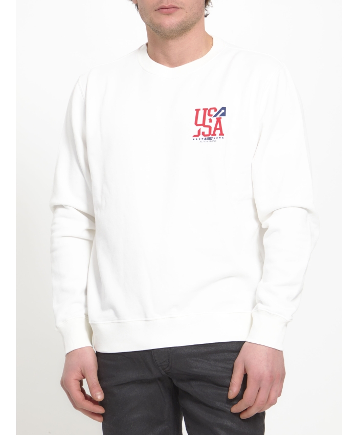 AUTRY - Printed cotton sweatshirt