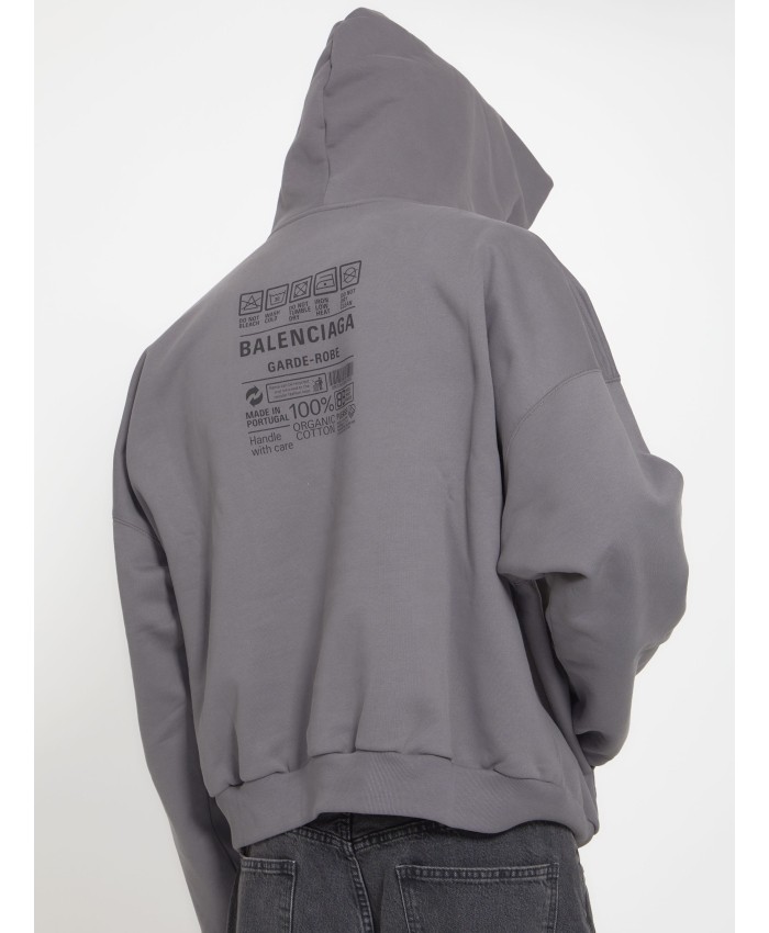 BALENCIAGA - Care Label hoodie