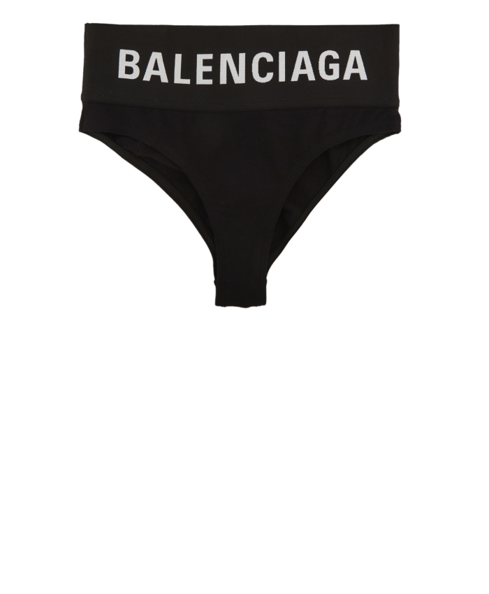 BALENCIAGA - Slip con elastico logo