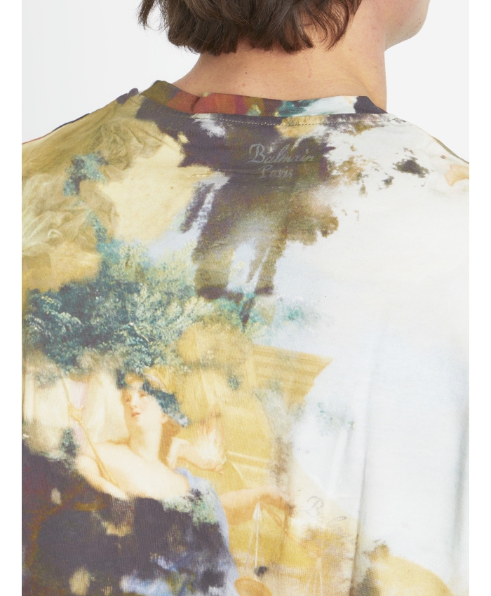 BALMAIN - Pastel print t-shirt