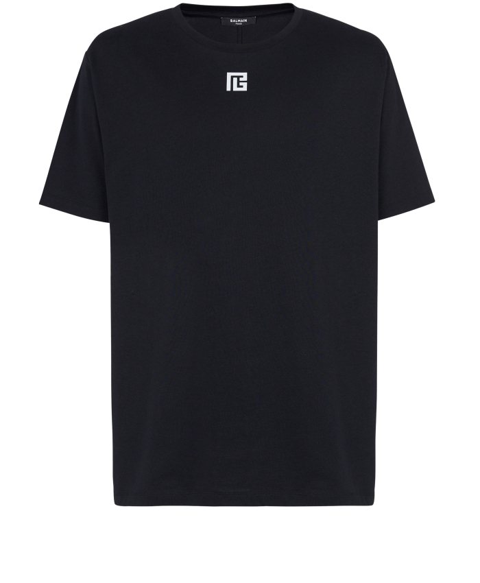 BALMAIN - Black t-shirt with logo