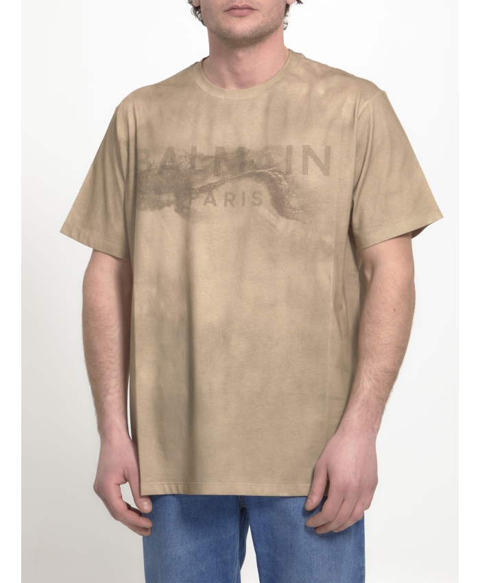 BALMAIN - T-shirt Desert Printed