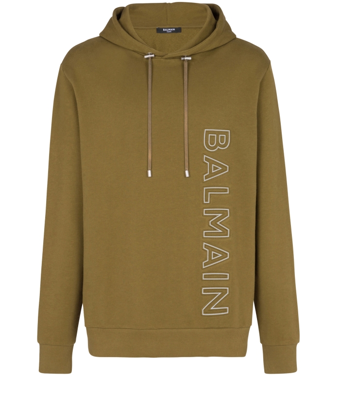 BALMAIN - Reflective logo hoodie