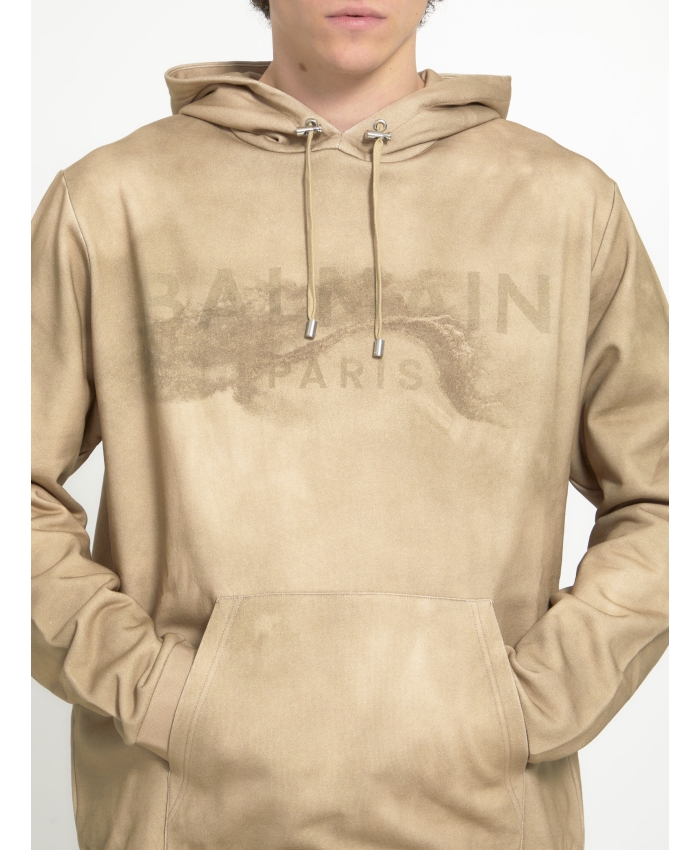 BALMAIN - Desert Printed hoodie