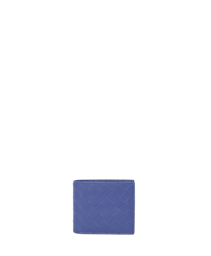 BOTTEGA VENETA - Blu leather wallet