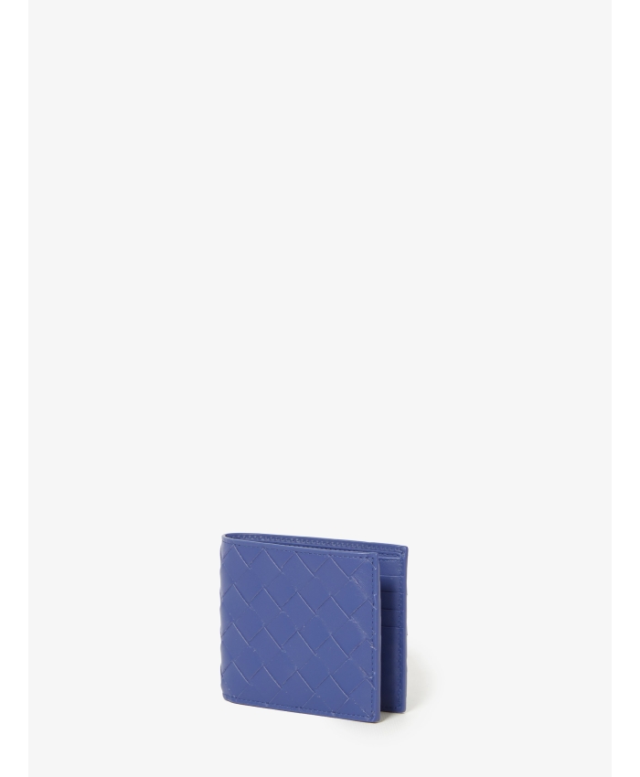 BOTTEGA VENETA - Blu leather wallet