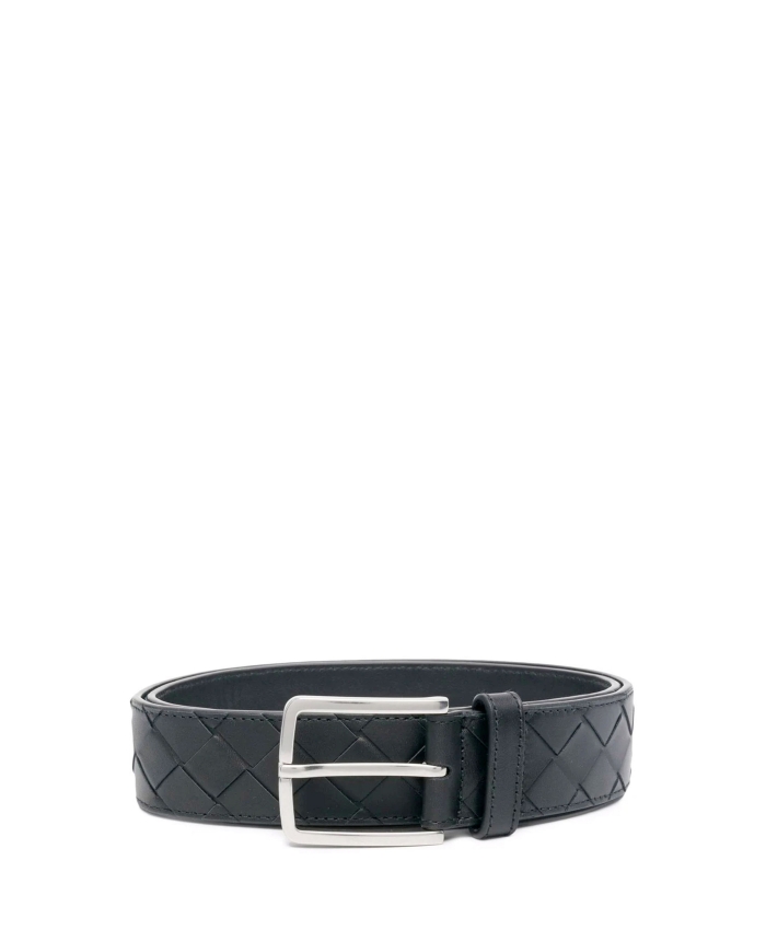 BOTTEGA VENETA - Black leather belt