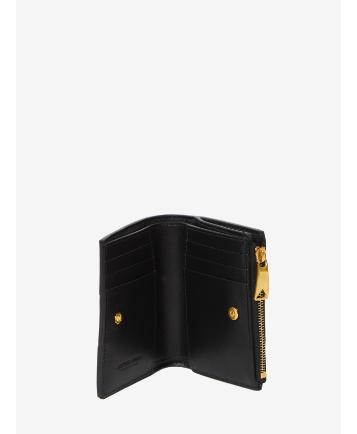 BOTTEGA VENETA - Black bi-fold wallet