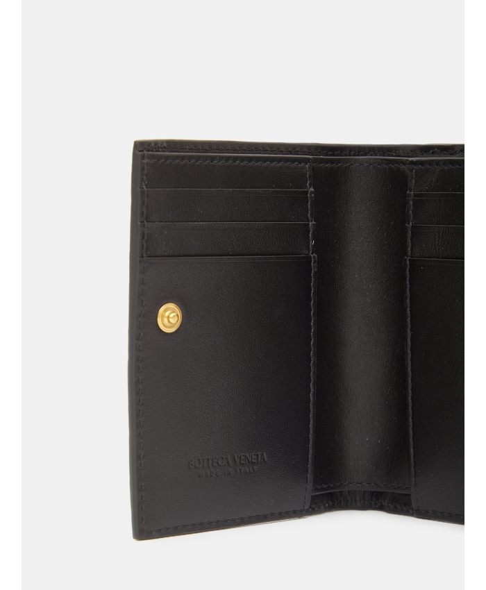 BOTTEGA VENETA - Black leather wallet