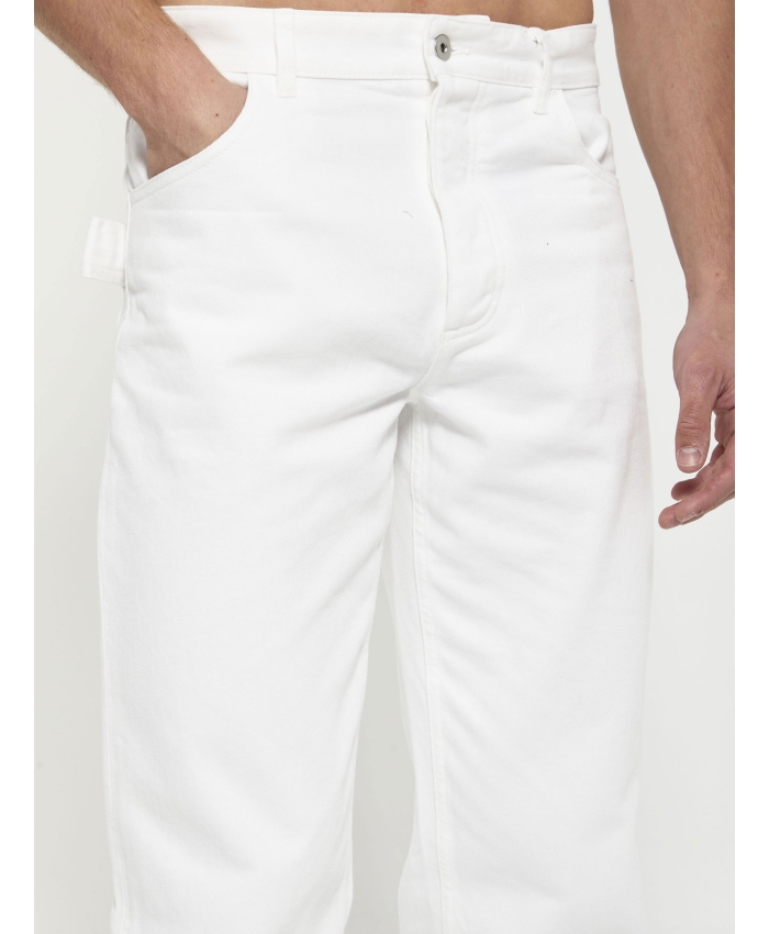 BOTTEGA VENETA - White denim jeans