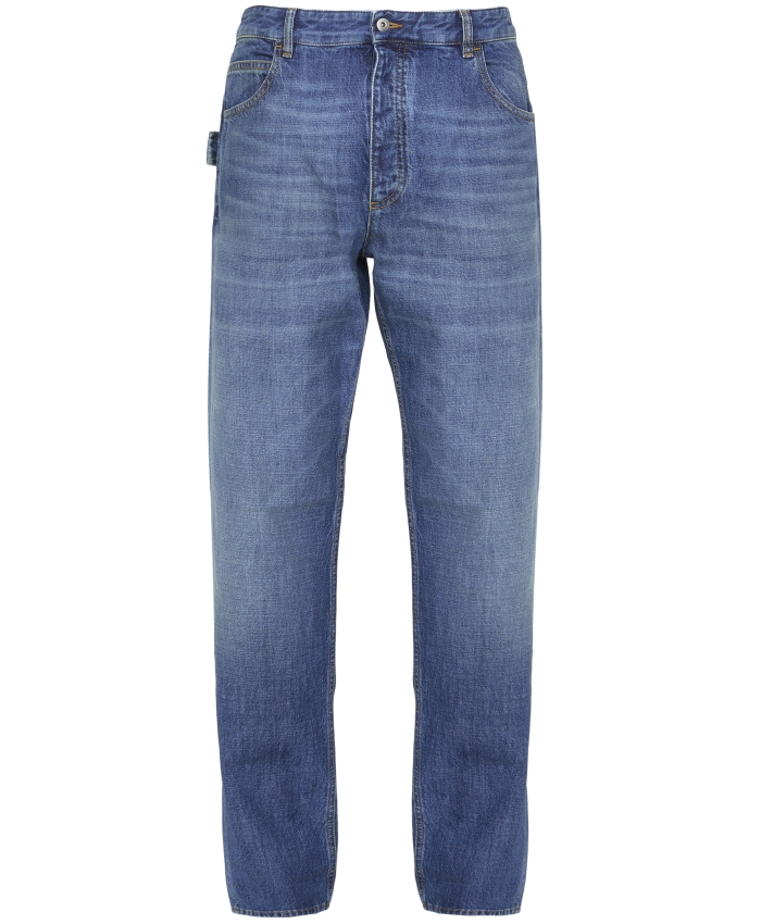 BOTTEGA VENETA - Jeans in denim azzurro