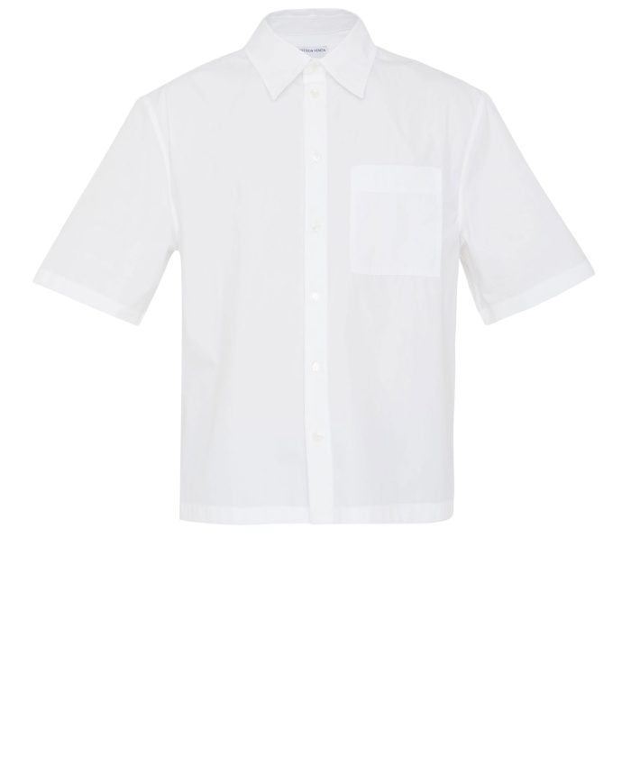 BOTTEGA VENETA - Camicia in cotone bianco
