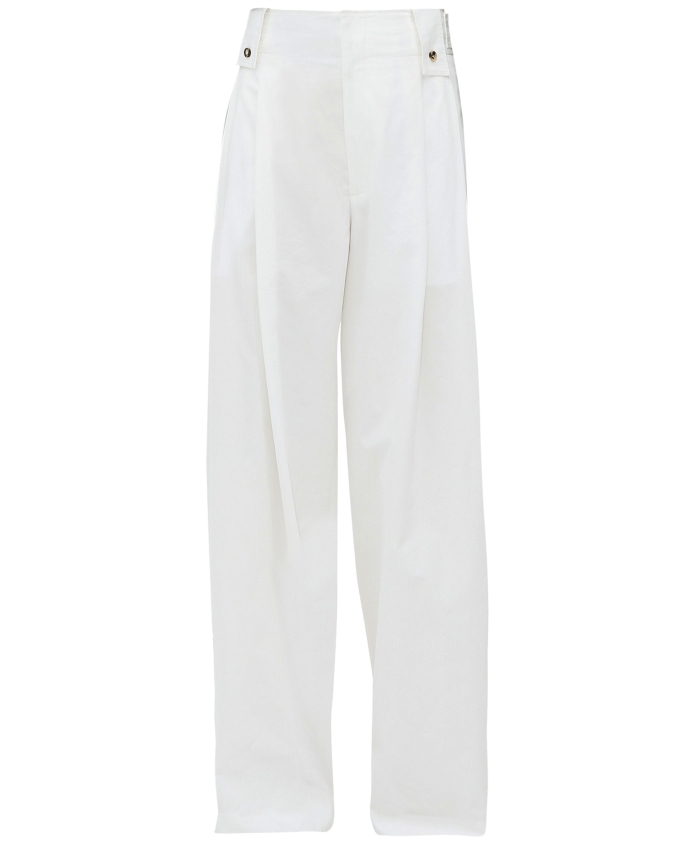 BOTTEGA VENETA - Wide cotton trousers