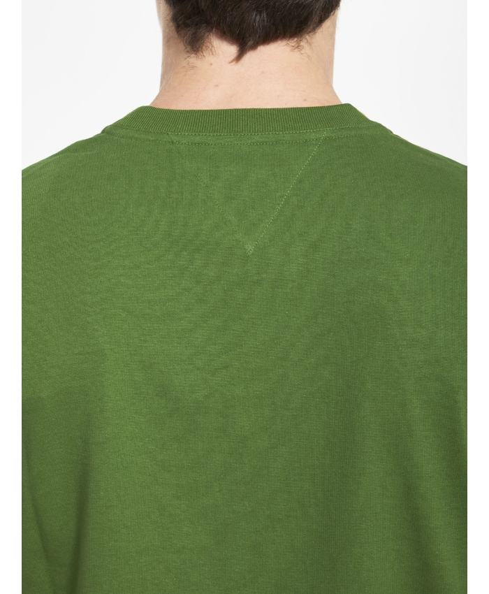 BOTTEGA VENETA - T-shirt in cotone verde