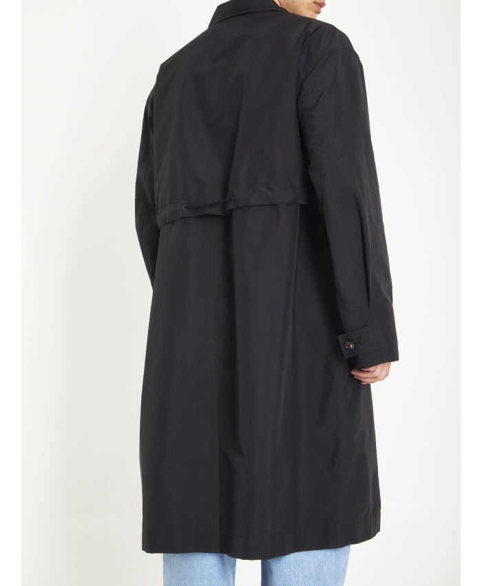 BOTTEGA VENETA - Black nylon raincoat