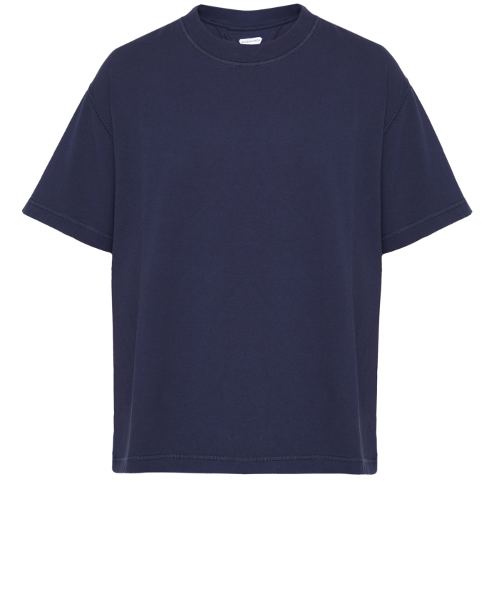 BOTTEGA VENETA - T-shirt in jersey blu