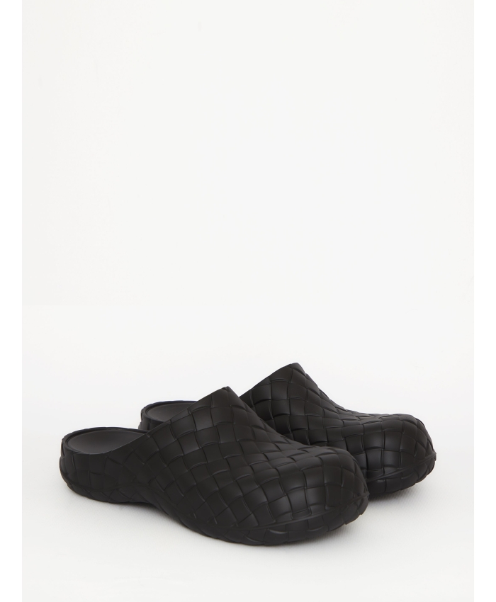 BOTTEGA VENETA - Black rubber sandals