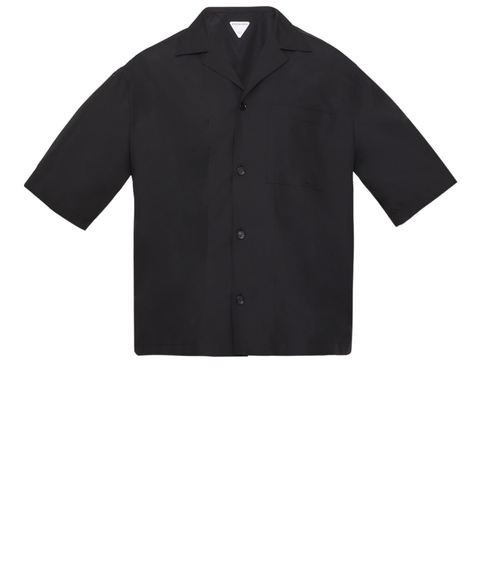 BOTTEGA VENETA - Camicia in nylon nero