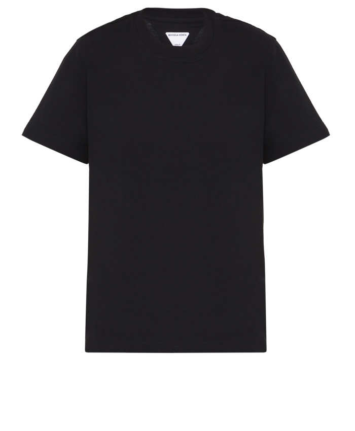 BOTTEGA VENETA - Black cotton t-shirt