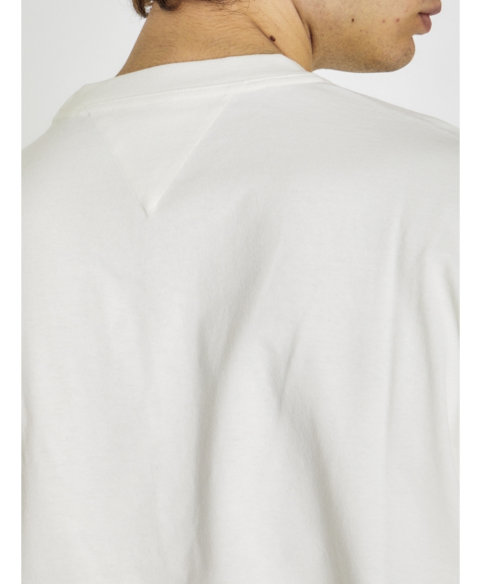 BOTTEGA VENETA - Cream-colored cotton t-shirt