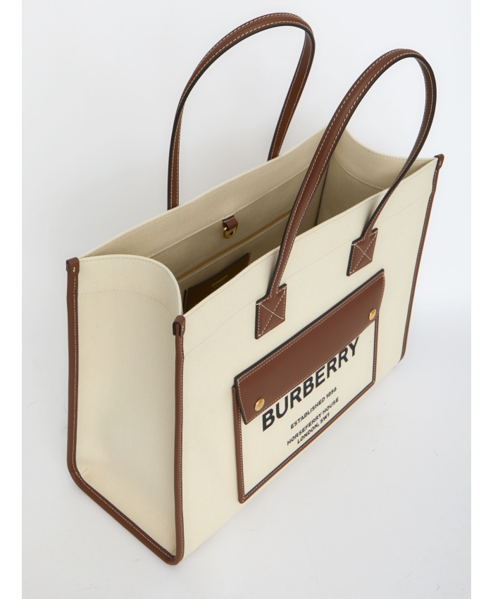 BURBERRY - Medium Freya tote bag