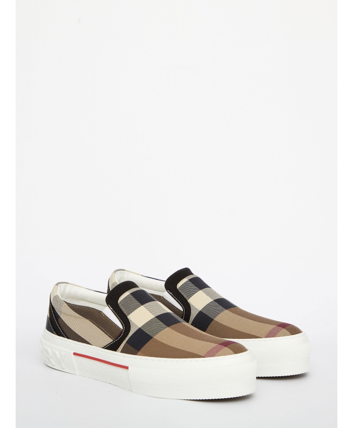 BURBERRY - Exaggerated Check sneakers