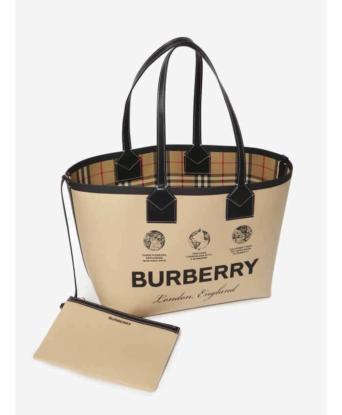 BURBERRY - London medium tote bag