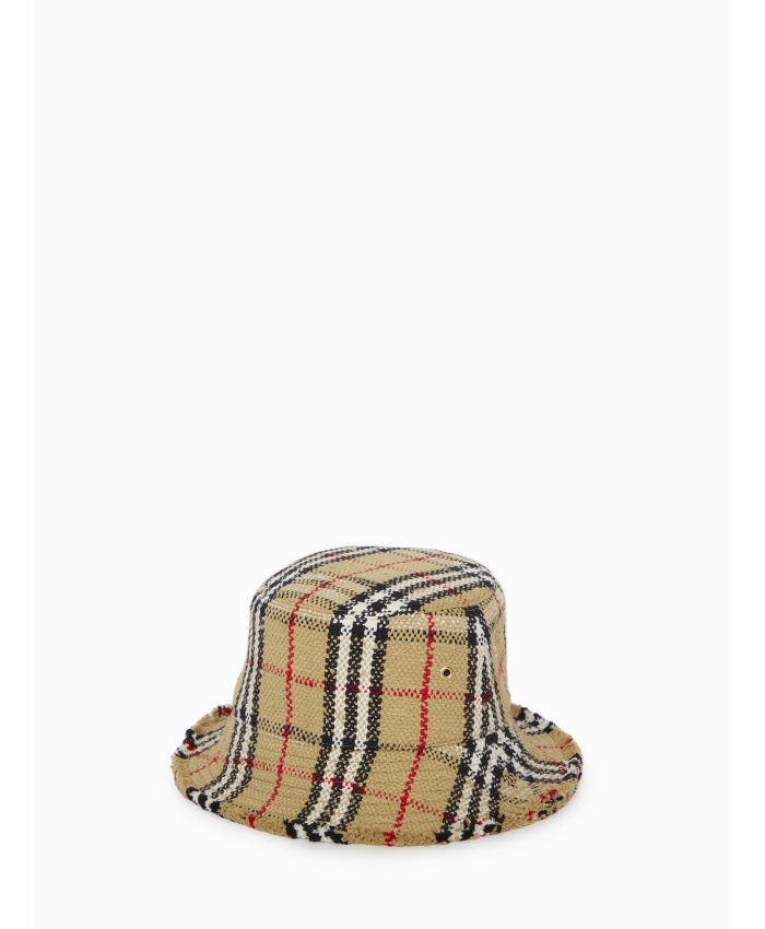 BURBERRY - Bouclé bucket hat
