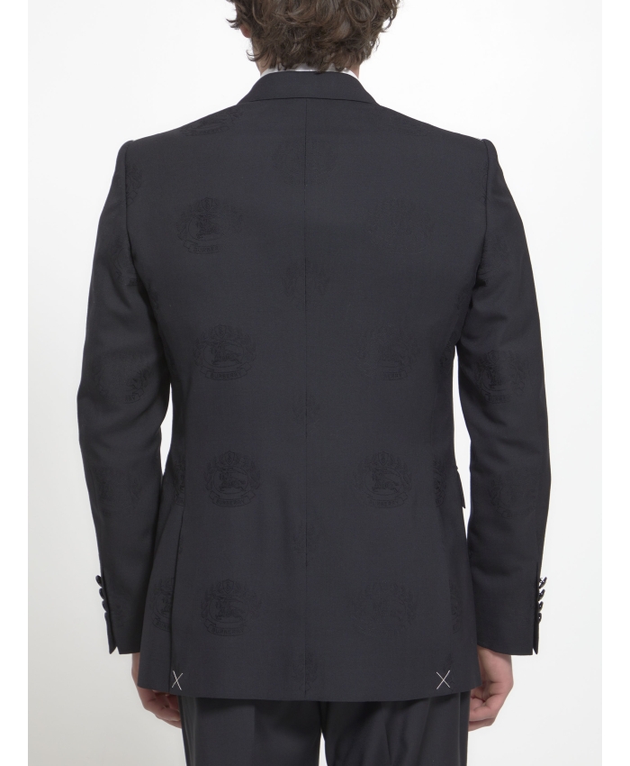 BURBERRY - Oak Leaf Crest tuxedo jacket