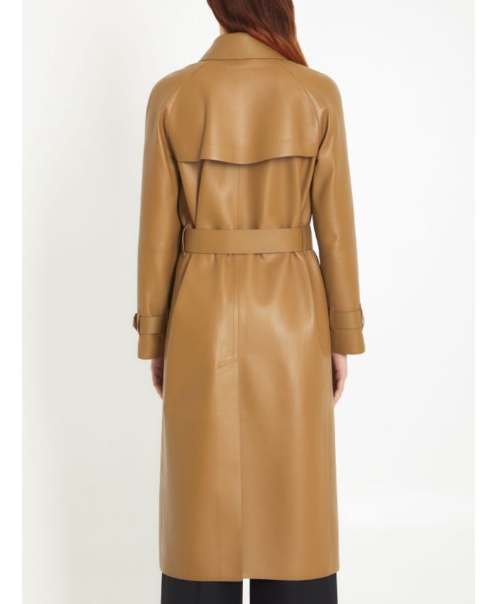 BURBERRY - Leather Waterloo trench coat