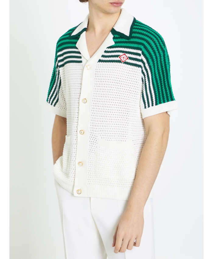 CASABLANCA - Tennis Crochet shirt