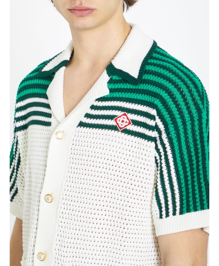 CASABLANCA - Tennis Crochet shirt