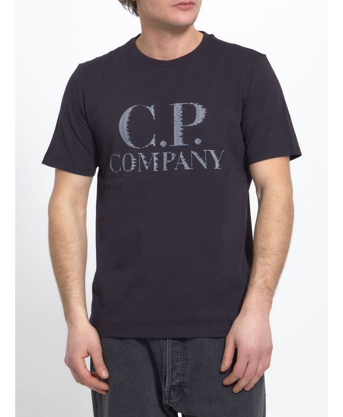 CP COMPANY - Logo cotton t-shirt
