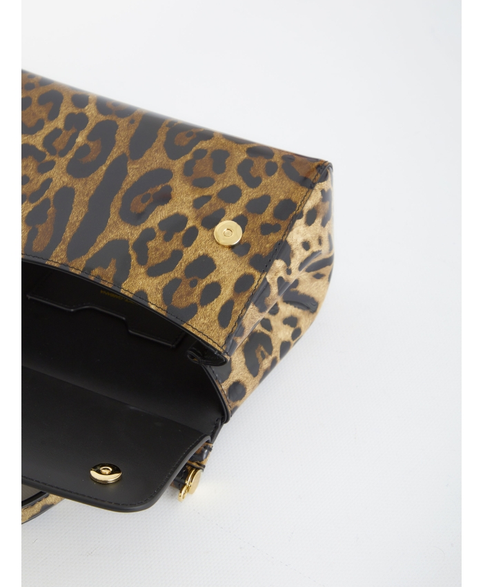 DOLCE&GABBANA - Leopard-printed Small Sicily bag